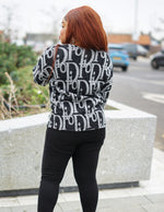 Load image into Gallery viewer, Sharon Long Sleeve Wool Print Top - MLH Online
