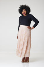 Load image into Gallery viewer, Bardot Maxi Pleated Skirt With Elasticated Waistband-Nude - L/XL (UK 14/16) / Nude - MLH Online

