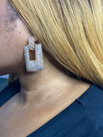 Load image into Gallery viewer, Gold Drop Earrings With Stud - MLH Online

