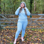 Load image into Gallery viewer, Ciana Hoodie Womens Tracksuits - L (UK14) / Powder Blue - MLH Online
