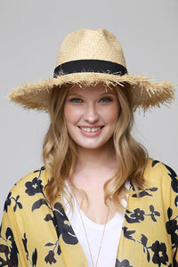 Raffia Panama Hat - MLH Online