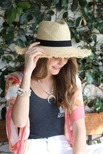 Load image into Gallery viewer, Raffia Panama Hat - MLH Online
